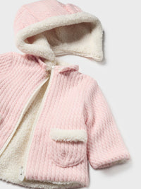 Casaco reversivel Rosa baby (Rosa Bébé)  para Bebé Menina - Mayoral