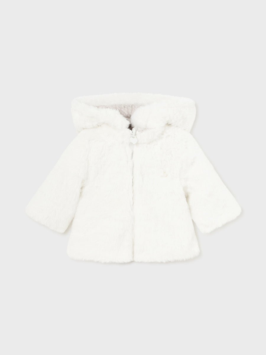 Casaco reversivel Nóz vig (Castanho Claro)  para Bebé Menina - Mayoral