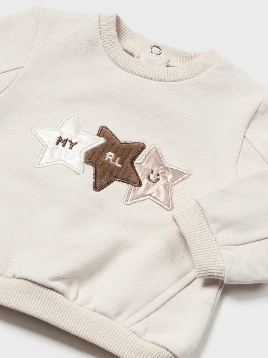 Sweat-shirt Cerámica (Bege)  para Bebé Menino - Mayoral