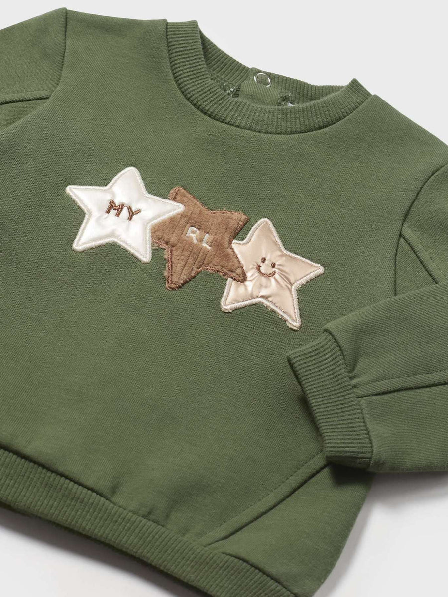 Sweat-shirt Bosque (Verde Tropa)  para Bebé Menino - Mayoral