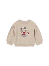 Sweat-shirt Vison vig (Castanho Escuro)  para Bebé Menina - Mayoral