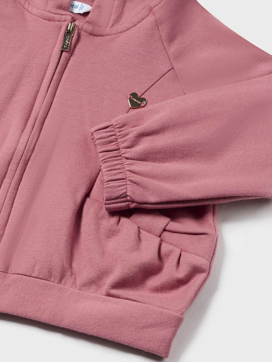 Casaco sport felpa Colorete (Rosa Velho)  para Bebé Menina - Mayoral