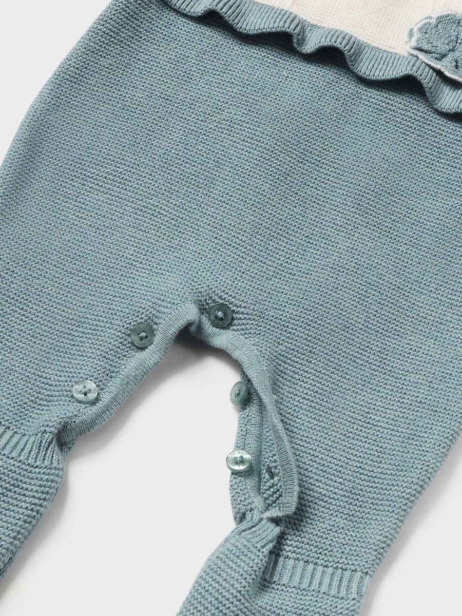 Fato bebé tricô Iceberg vi (Azul Céu)  para Bebé Menina - Mayoral
