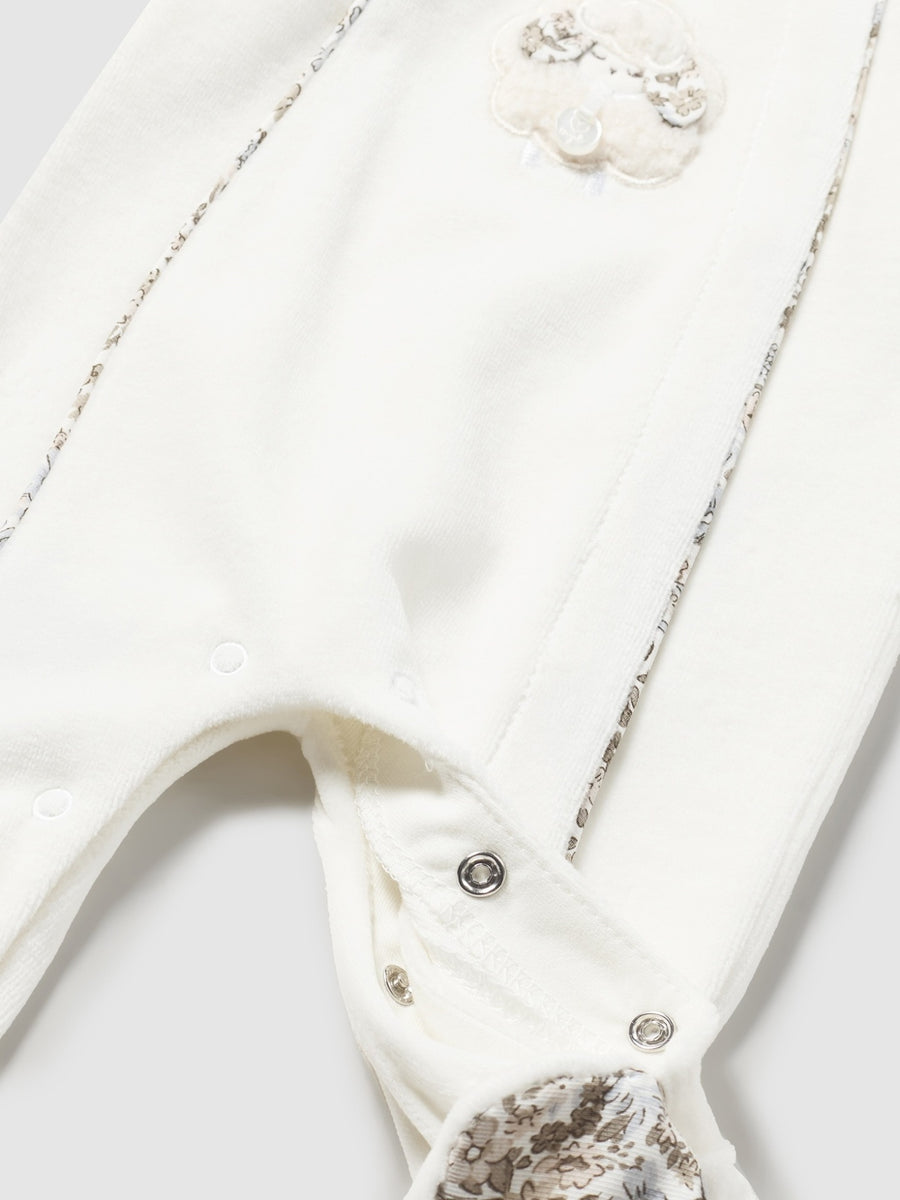Pijama Crú (Creme / Pérola)  para Bebé Menina - Mayoral