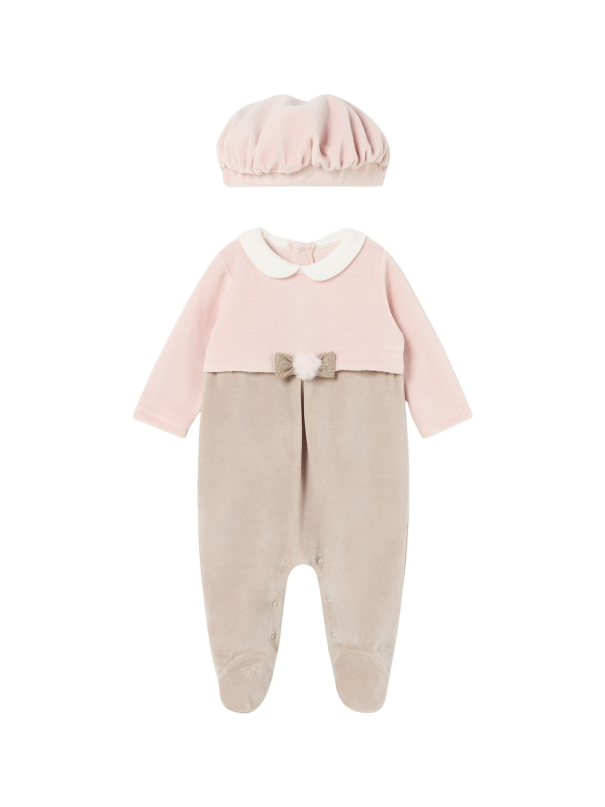 Pijama com boina Rubor (Rosa)  para Bebé Menina - Mayoral