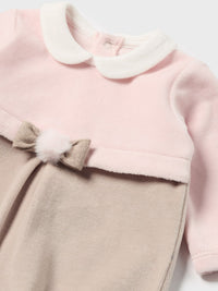 Pijama com boina Rubor (Rosa)  para Bebé Menina - Mayoral