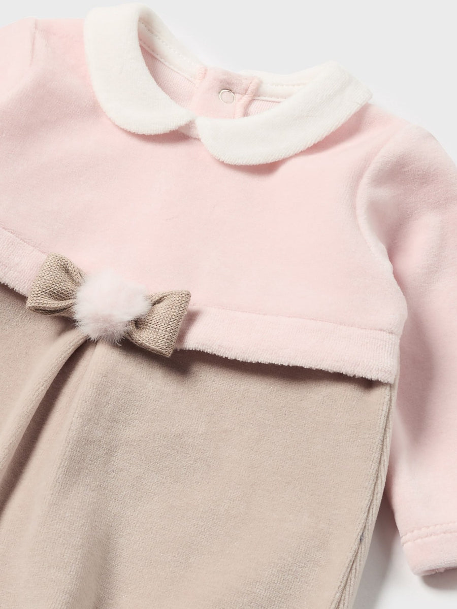 Pijama com boina Rubor (Rosa)  para Bebé Menina - Mayoral