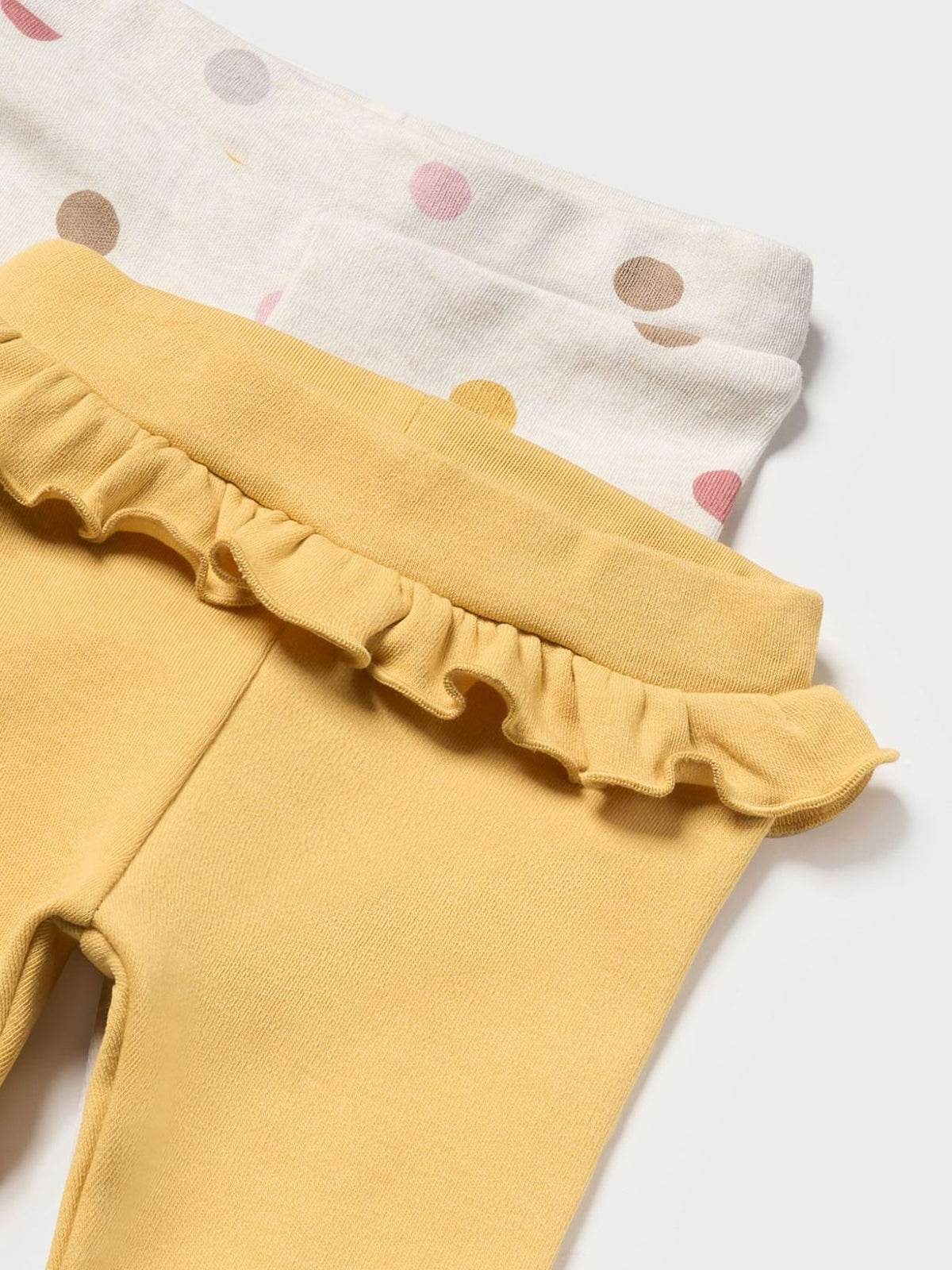 Conj. leggings 4 peças Açafrão (Amarelo Ocre)  para Bebé Menina - Mayoral
