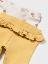 Conj. leggings 4 peças Açafrão (Amarelo Ocre)  para Bebé Menina - Mayoral