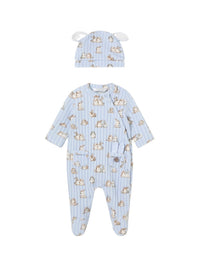 Set babygrow com gorro Azul céu (Azul)  para Bebé Menino - Mayoral