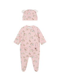 Set babygrow com gorro Rubor (Rosa)  para Bebé Menina - Mayoral