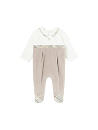 Babygrow tundosado gola Nóz (Castanho Claro)  para Bebé Menino - Mayoral