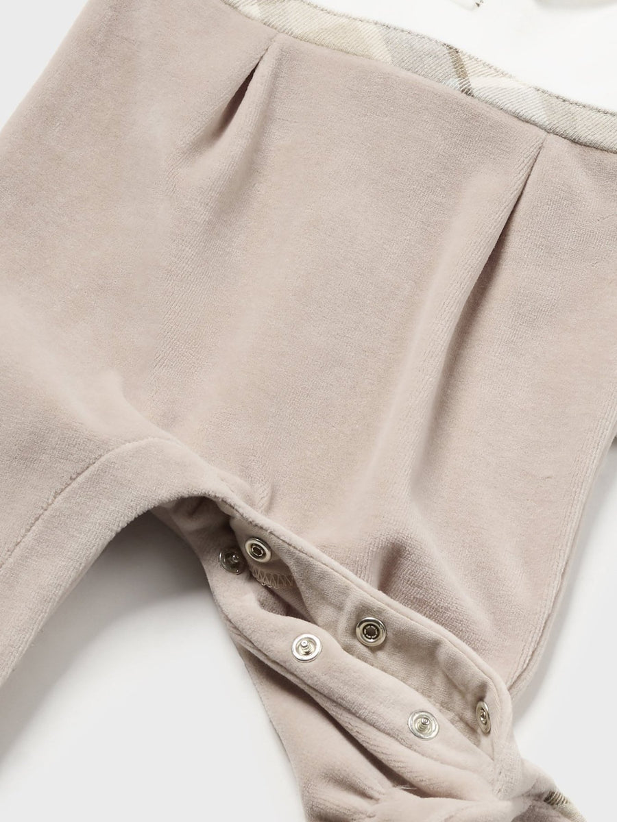 Babygrow tundosado gola Nóz (Castanho Claro)  para Bebé Menino - Mayoral