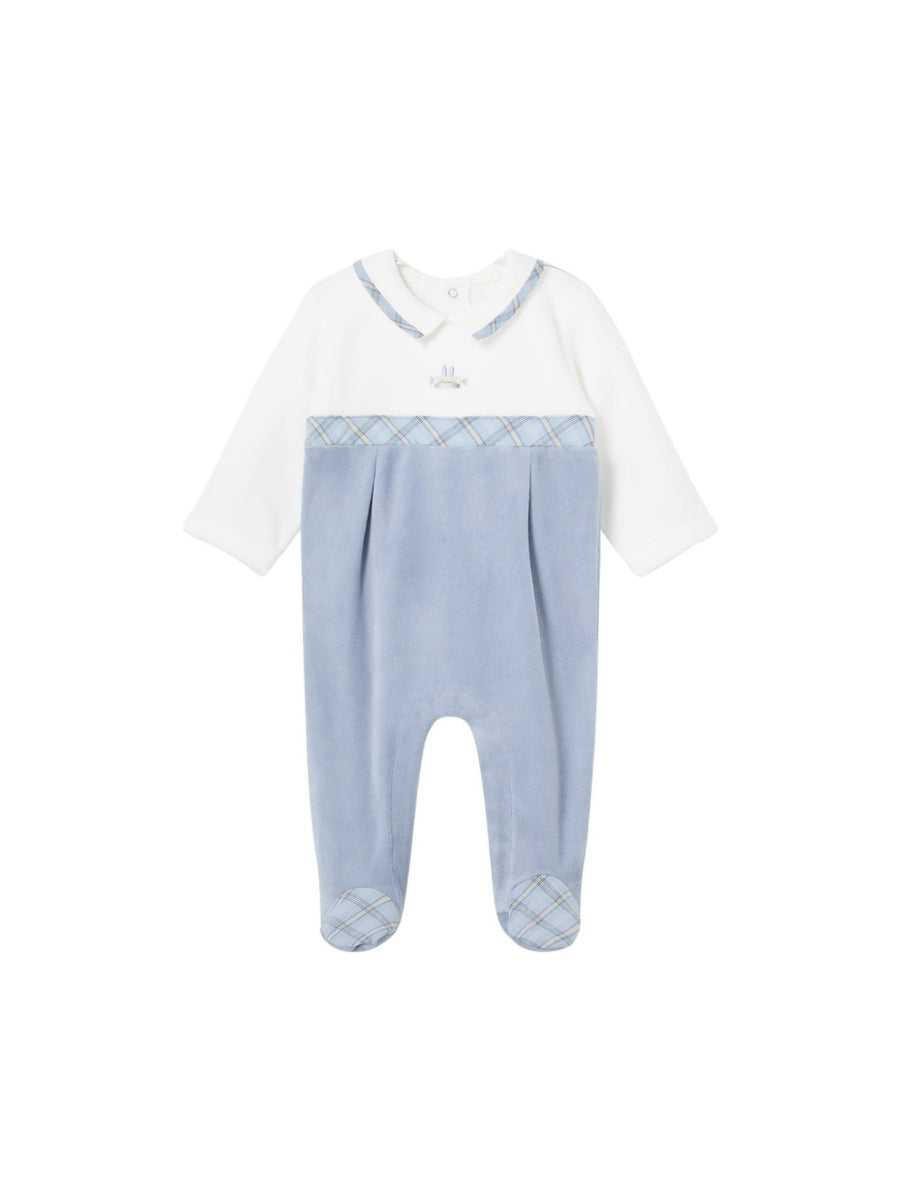 Babygrow tundosado gola Azul céu (Azul)  para Bebé Menino - Mayoral