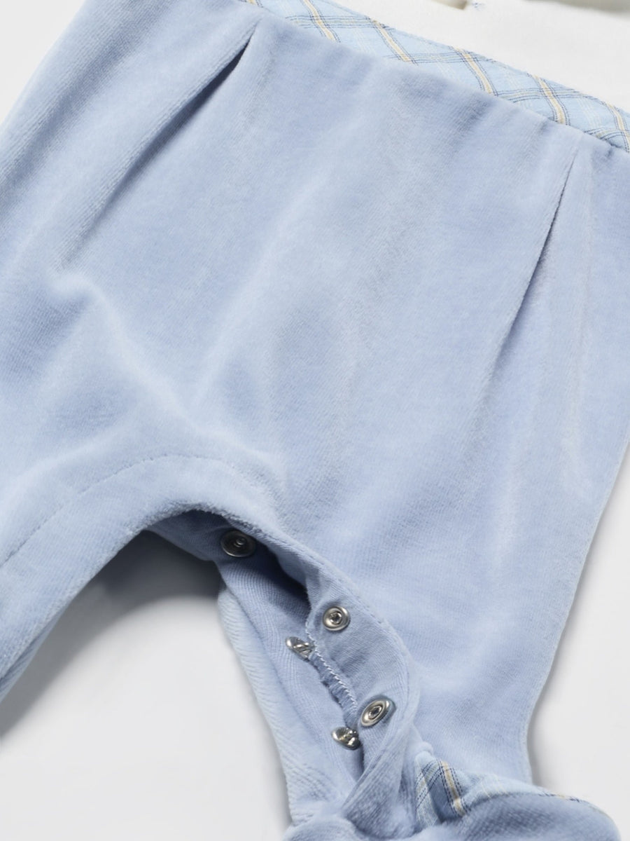 Babygrow tundosado gola Azul céu (Azul)  para Bebé Menino - Mayoral