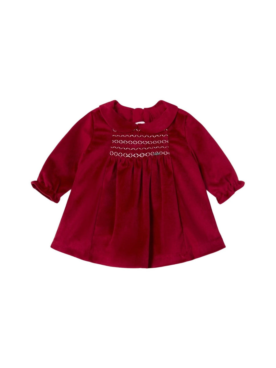 Vestido terciopêlo Vermelho (Vermelho)  para Bebé Menina - Mayoral