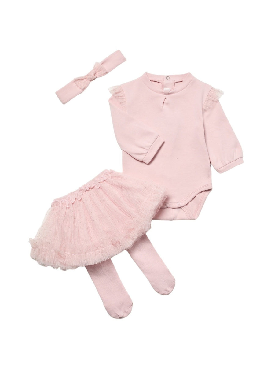Conj. saia tutu Rosa baby (Rosa Bébé)  para Bebé Menina - Mayoral