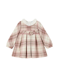 Vestido xadrez Rubor (Rosa)  para Bebé Menina - Mayoral