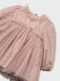 Vestido tule Rubor (Rosa)  para Bebé Menina - Mayoral