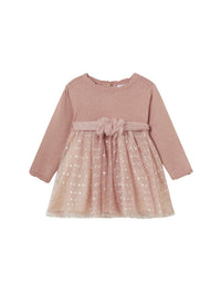 Vestido combinado tricot Maquilhage (Rosa Bébé)  para Bebé Menina - Mayoral
