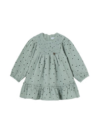 Vestido estampado Esmeralda (Verde Água)  para Bebé Menina - Mayoral