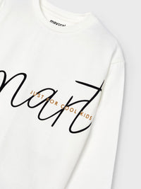 Camisola smart Nata (Creme / Pérola)  para Menino - Mayoral