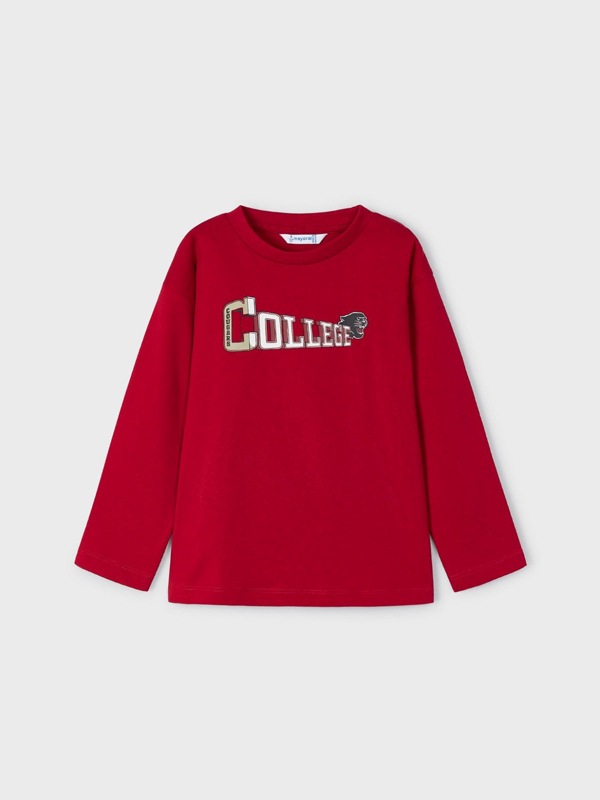 Set camisolas "college" Marte (Vermelho)  para Menino - Mayoral
