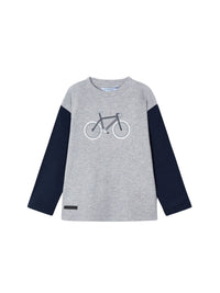 Camiseta combinada Cinza vig (Cinza)  para Menino - Mayoral