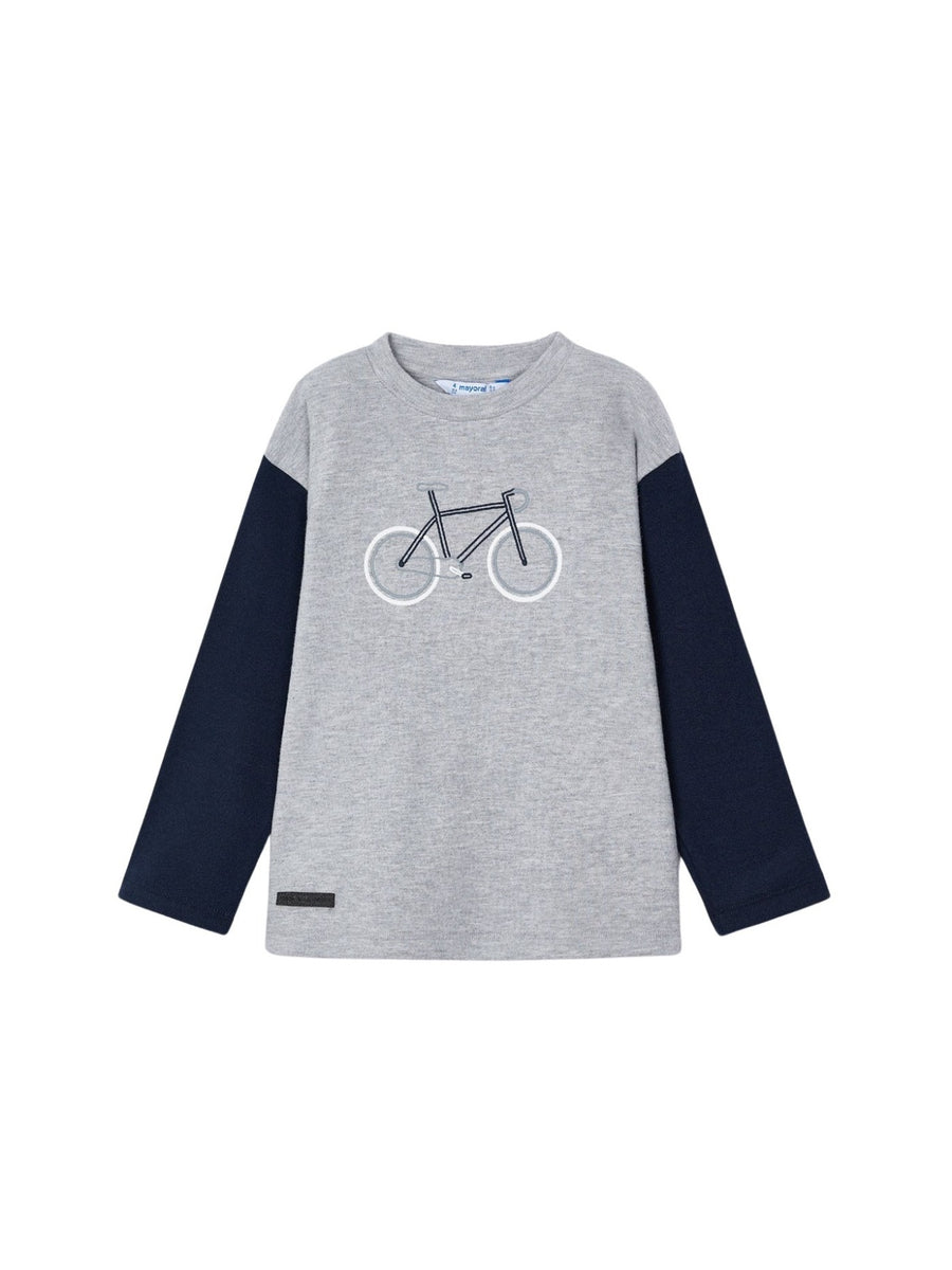 Camiseta combinada Cinza vig (Cinza)  para Menino - Mayoral