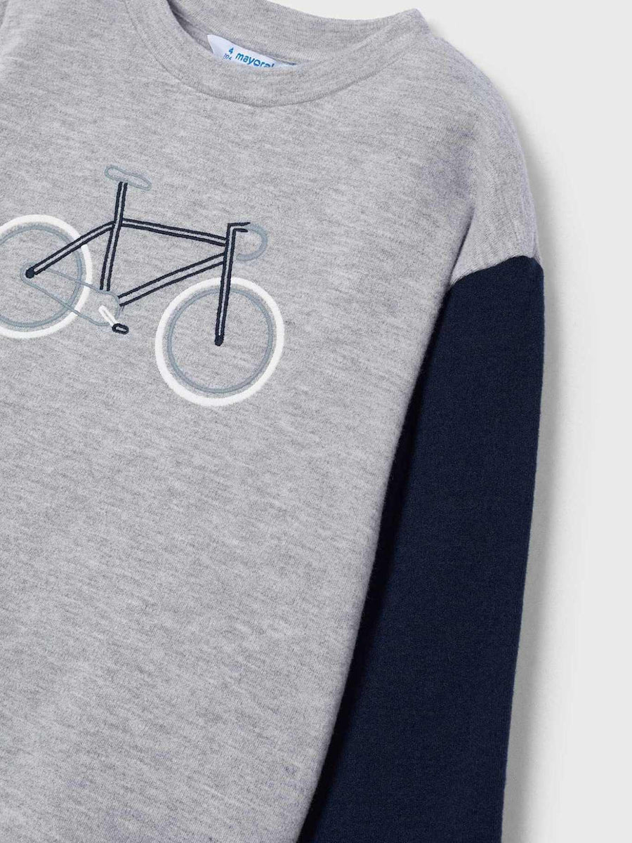 Camiseta combinada Cinza vig (Cinza)  para Menino - Mayoral