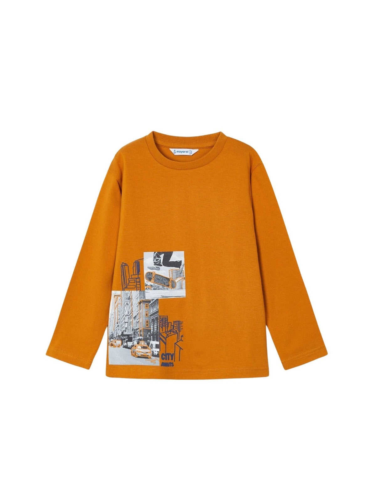 Camisola "city awaits" Carrot (Laranja Outono)  para Menino - Mayoral