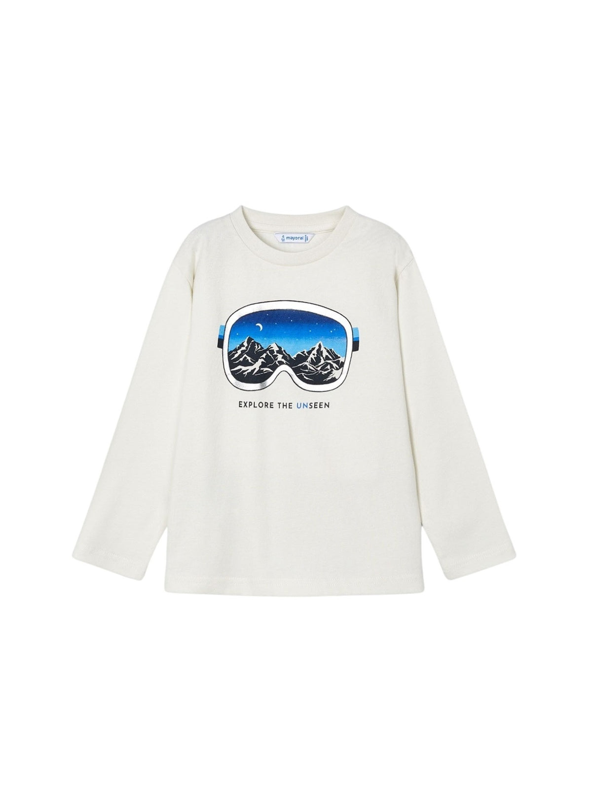 Camisola silver print Neve (Creme / Pérola)  para Menino - Mayoral
