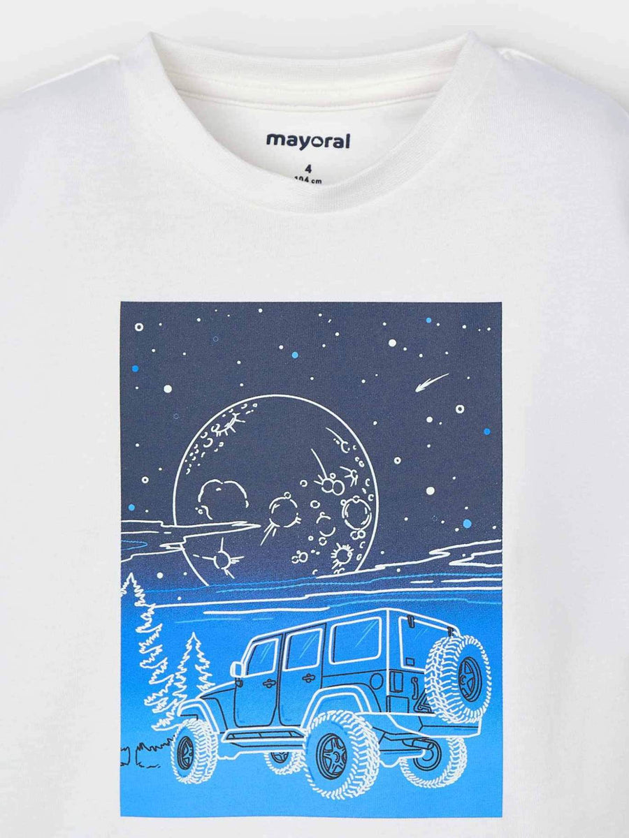 Camisola glow in the dark  (Creme / Pérola)  para Menino - Mayoral