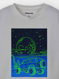 Camisola glow in the dark  (Creme / Pérola)  para Menino - Mayoral