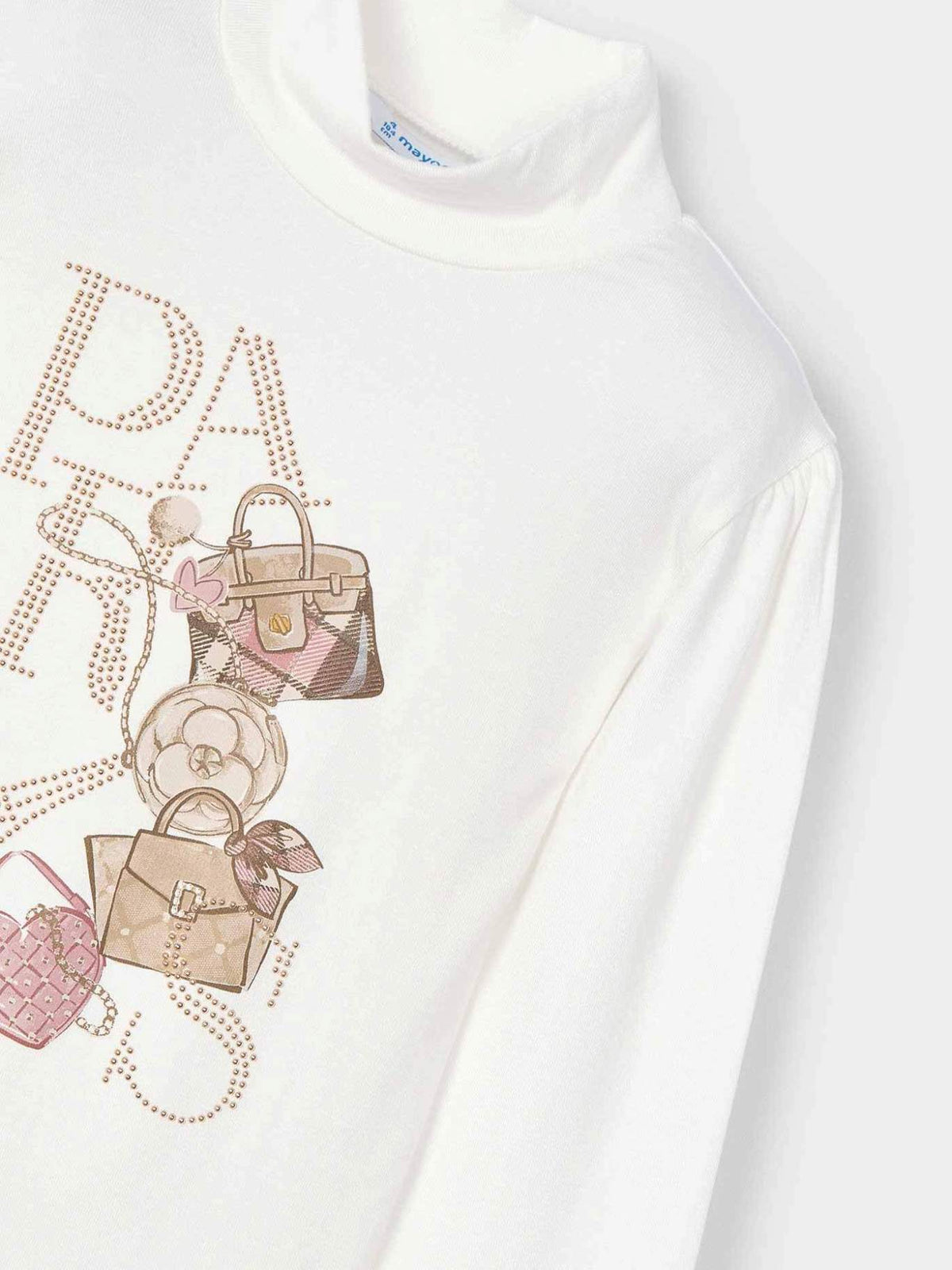 Camisola viscose Crú-rosado (Rosa)  para Menina - Mayoral