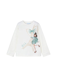 Camisola Crú-jade (Verde Água)  para Menina - Mayoral