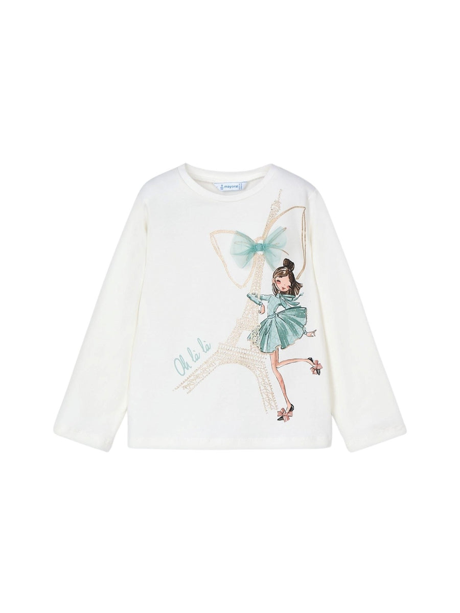Camisola Crú-jade (Verde Água)  para Menina - Mayoral
