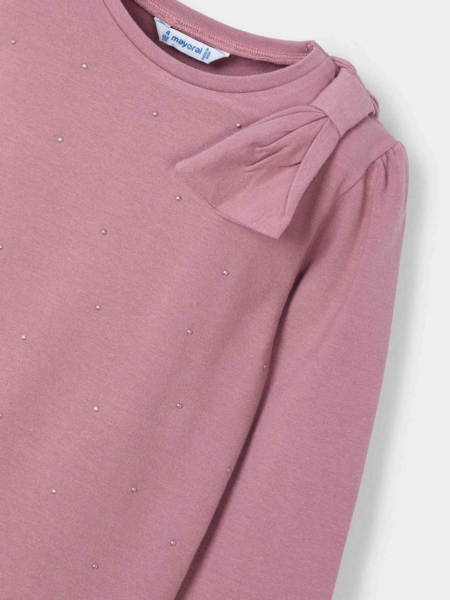 Camisola laço Rosado (Rosa)  para Menina - Mayoral