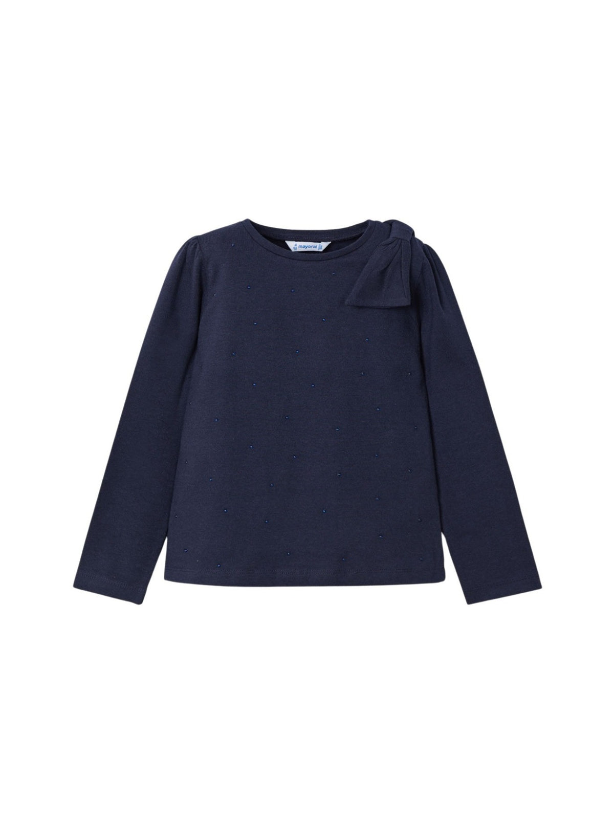 Camisola laço Marinho (Marinho)  para Menina - Mayoral