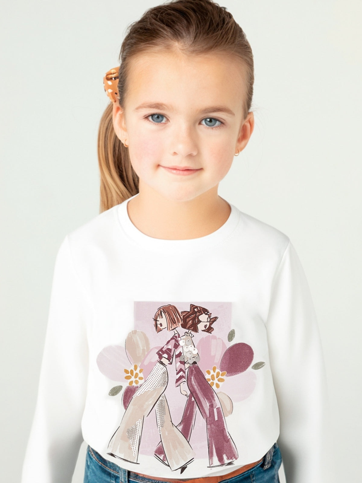 Camisola Crú-rosado (Rosa)  para Menina - Mayoral