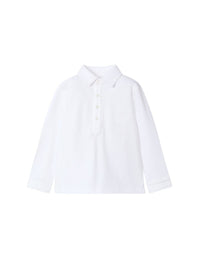 Polo m/comp. motivo Branco (Branco)  para Menino - Mayoral