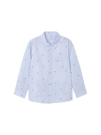 Camisa m/comp. estampada Celeste (Celeste)  para Menino - Mayoral