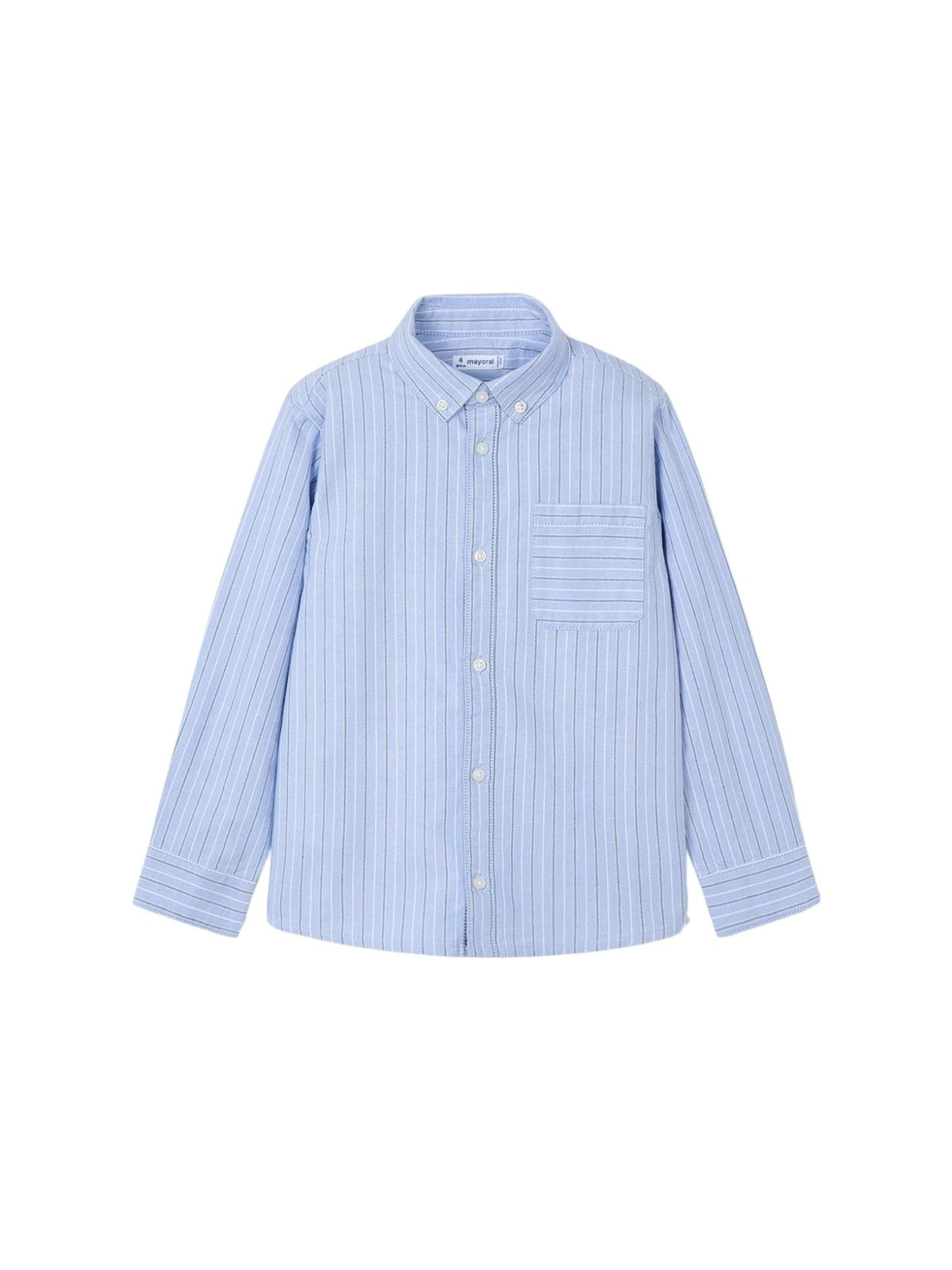 Camisa m/comp. oxford ricas Celeste (Celeste)  para Menino - Mayoral