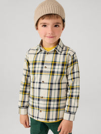 Camisa m/comp.xadrez Polen (Amarelo Ocre)  para Menino - Mayoral