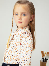 Blusa viella estampada Grão bico (Bege)  para Menina - Mayoral