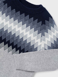 Jersey jacquard posicionado Cinza vig (Cinza)  para Menino - Mayoral