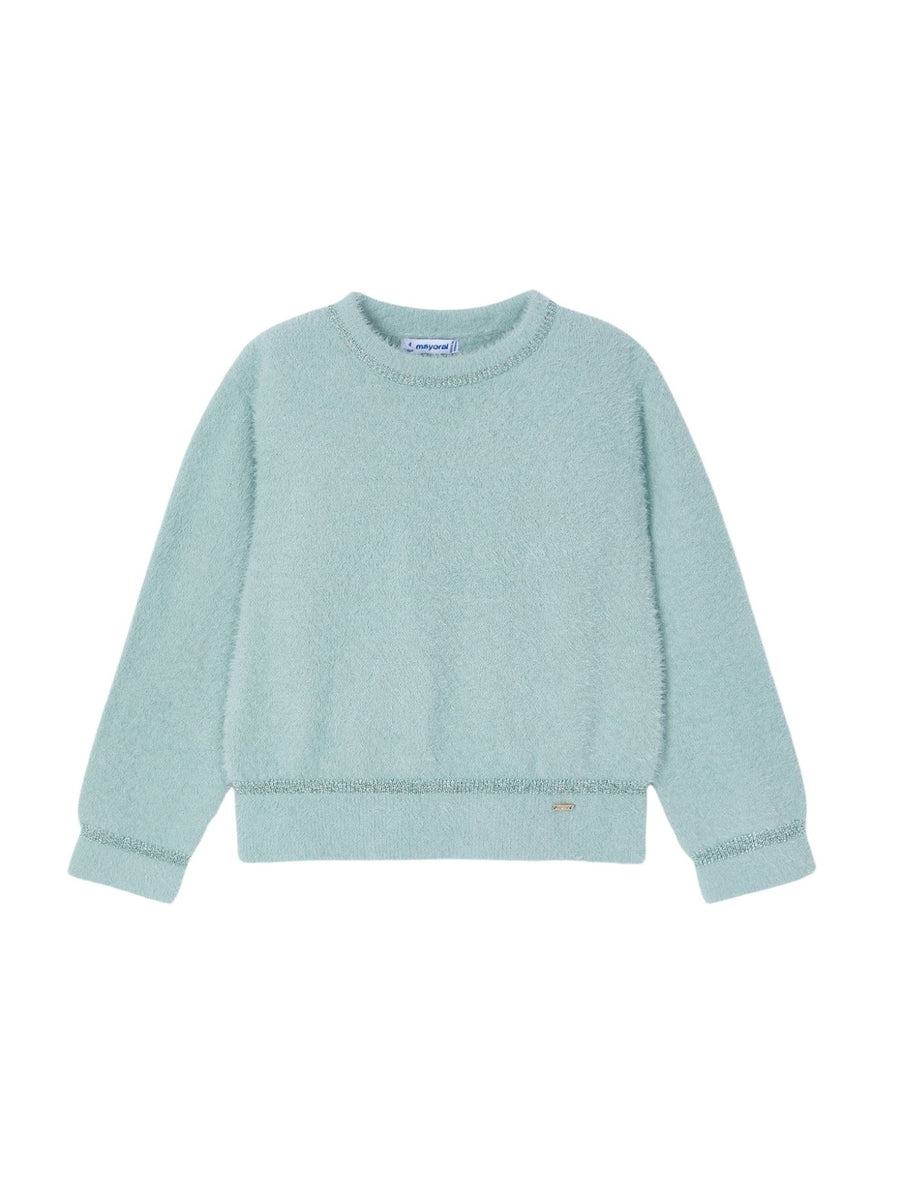 Jersey pelo Azul jade (Antracite)  para Menina - Mayoral