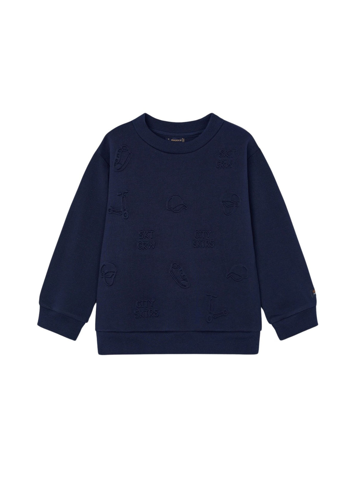 Sweat motivos embossed Marinho (Marinho)  para Menino - Mayoral