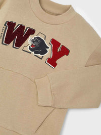 Sweat aplicações Castanho (Castanho)  para Menino - Mayoral