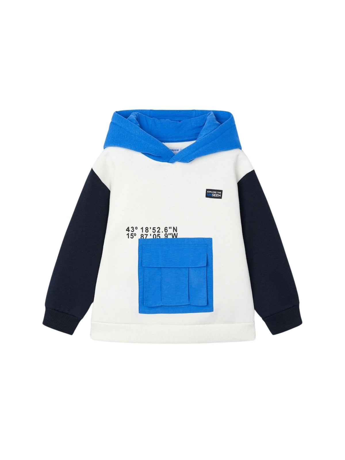 Sweat com bolso Ceruelo (Azul)  para Menino - Mayoral